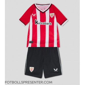 Athletic Bilbao Hemmatröja Barn 2023-24 Kortärmad (+ korta byxor)